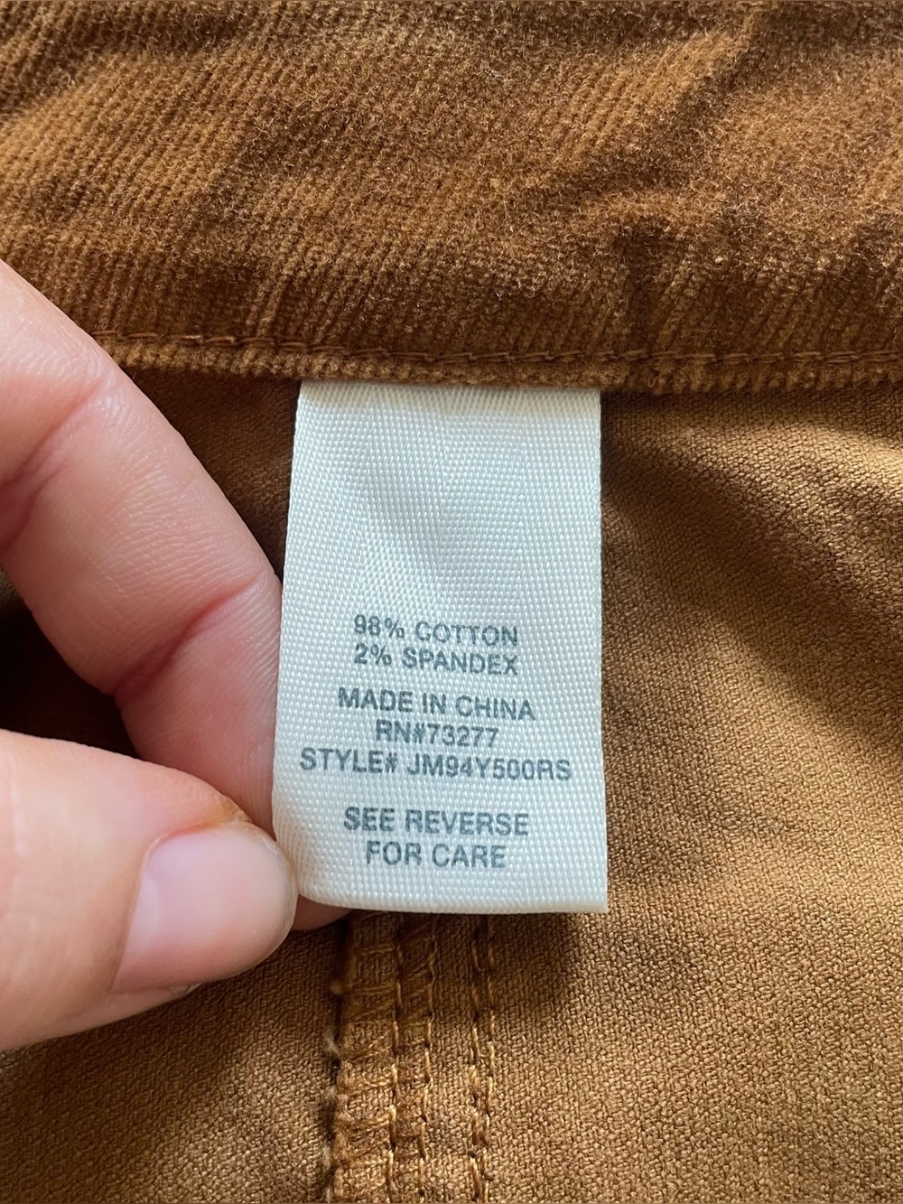 Mudd Corduroy Button Up Mini Skirt size 0 - Picture 7 of 11